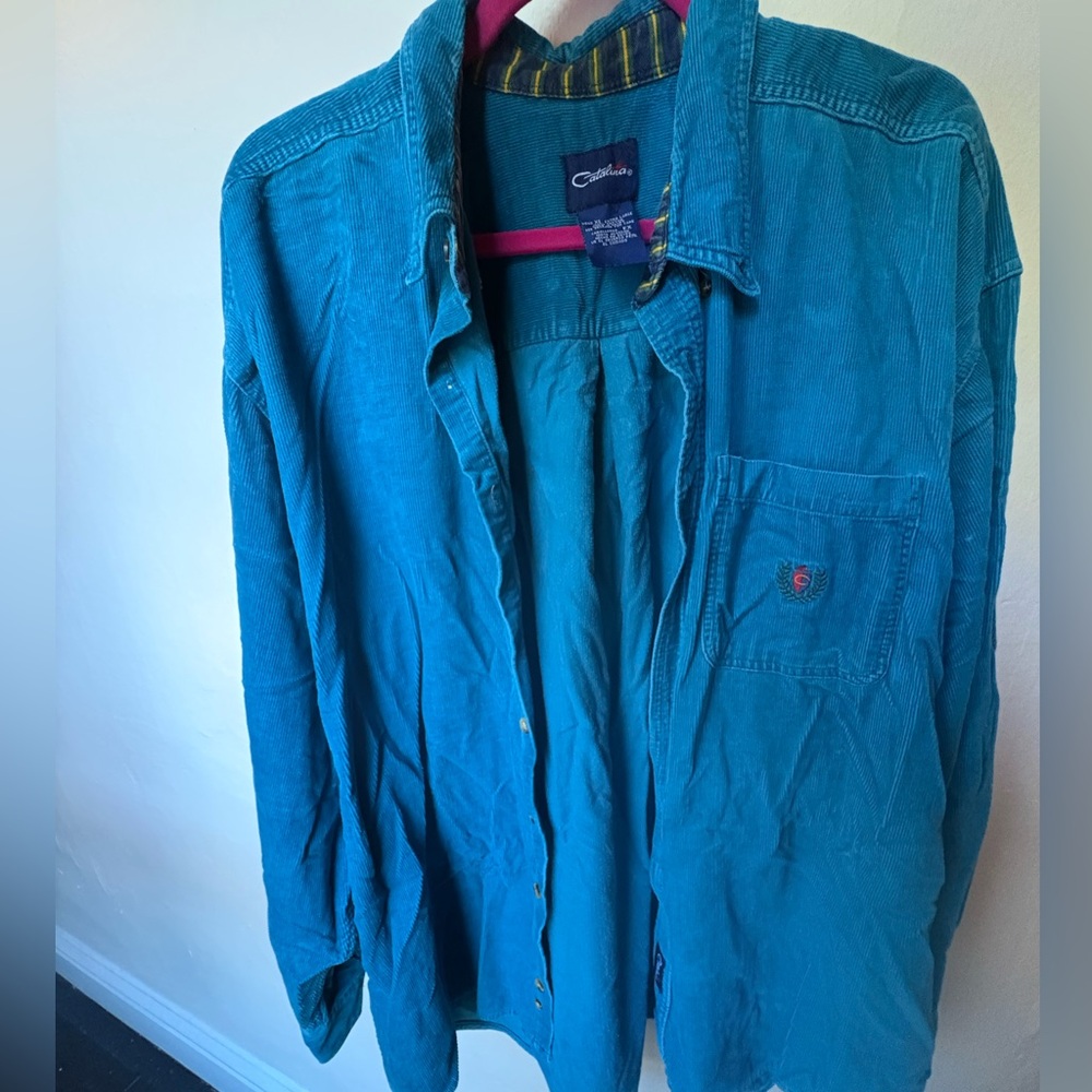 Catalina Men's Vintage Cotton Button Down Shirt